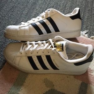 Adidas Superstar sneakers, worn twice